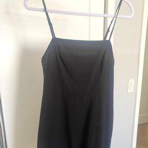 Black ruffle mini dress - Forever 21